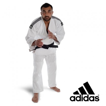ΣΤΟΛΗ ΛΕΥΚΗ ΤΖΟΥΝΤΟ ME ΑΝΑΓΝΩΡΙΣΗ  Judo Uniform Adidas J-IJF CHAMPION II IJF White IJF approved 
