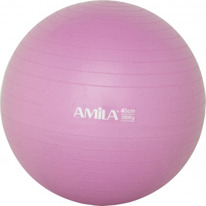 Μπάλα Γυμναστικής GYMBALL 45cm Ροζ Bulk - 48086