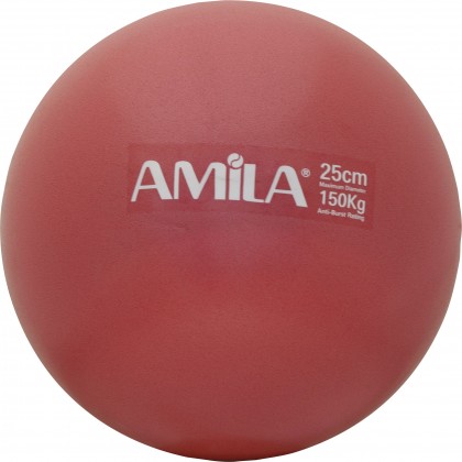 Μπάλα Γυμναστικής AMILA Pilates Ball 25cm Κόκκινη - 48401