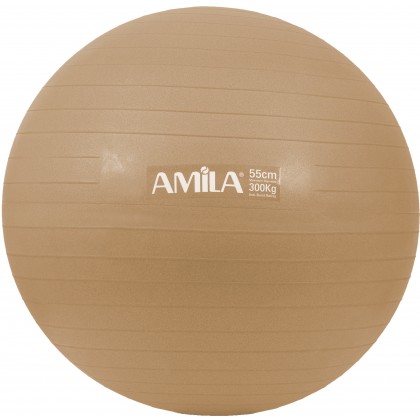 Μπάλα Γυμναστικής AMILA GYMBALL 55cm Χρυσή Bulk - 48410