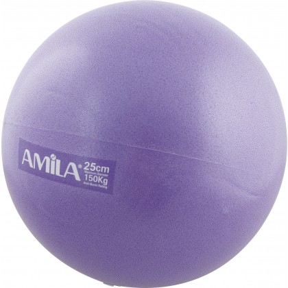 Μπάλα Γυμναστικής AMILA Pilates Ball 25cm Μωβ Bulk - 48431