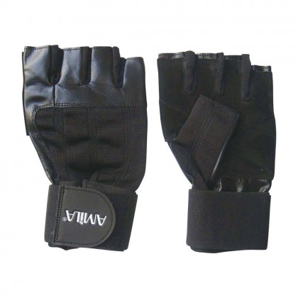 Γάντια Άρσης Βαρών AMILA Nappa Amara Wrist Μαύρο XL - 83217