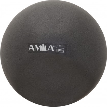 Μπάλα Γυμναστικής AMILA Pilates Ball 19cm Μαύρη - 95802
