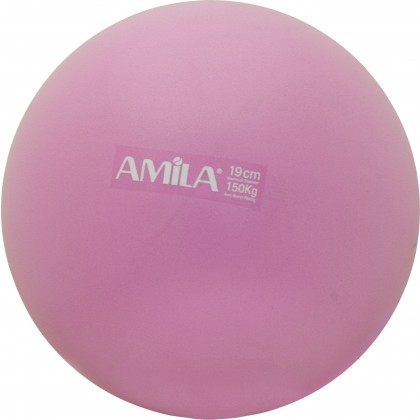 Μπάλα Γυμναστικής AMILA Pilates Ball 19cm Ροζ - 95803