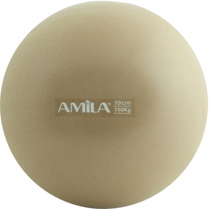 Μπάλα Γυμναστικής AMILA Pilates Ball 19cm Χρυσή Bulk - 95804