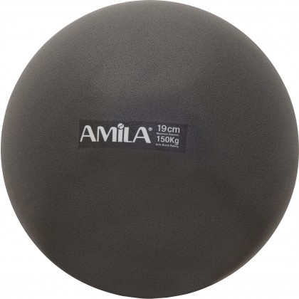 Μπάλα Γυμναστικής AMILA Pilates Ball 19cm Μαύρη Bulk - 95805