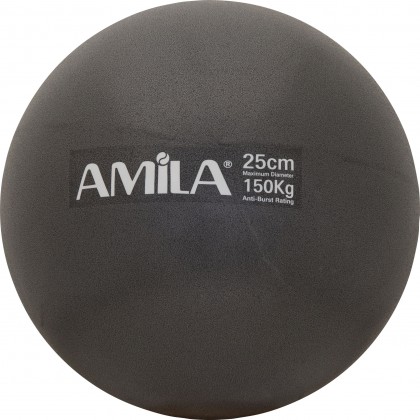 Μπάλα Γυμναστικής AMILA Pilates Ball 25cm Μαύρη - 95816