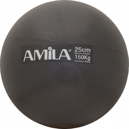 Μπάλα Γυμναστικής AMILA Pilates Ball 25cm Μαύρη Bulk - 95819