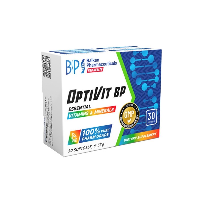 Balkan Pharmaceuticals OptiVit BP 30 μαλακές κάψουλες 